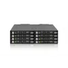 ICY DOCK - ToughArmor - MB998SK-B - 8x2.5 SATA HDD Hot Swap Mobile Rack - HDD-Träger - 40mm Lüfter - Aluminium - LED - SATA 6Gbit/s - bis 7mm Bauhöhe 