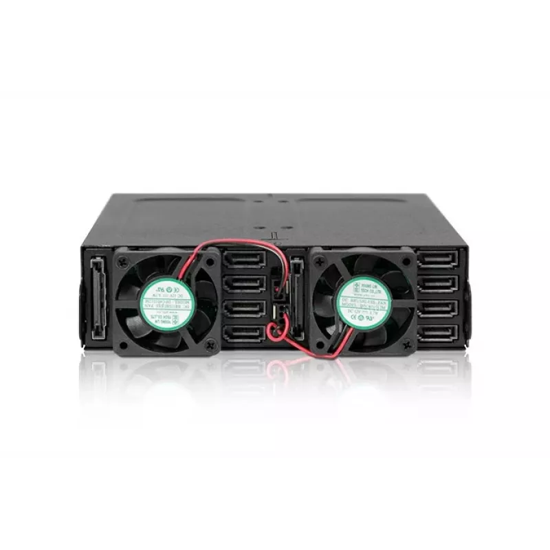 ICY DOCK - ToughArmor - MB998SK-B - 8x2.5 SATA HDD Hot Swap Mobile Rack - HDD-Träger - 40mm Lüfter - Aluminium - LED - SATA 6Gbit/s - bis 7mm Bauhöhe 