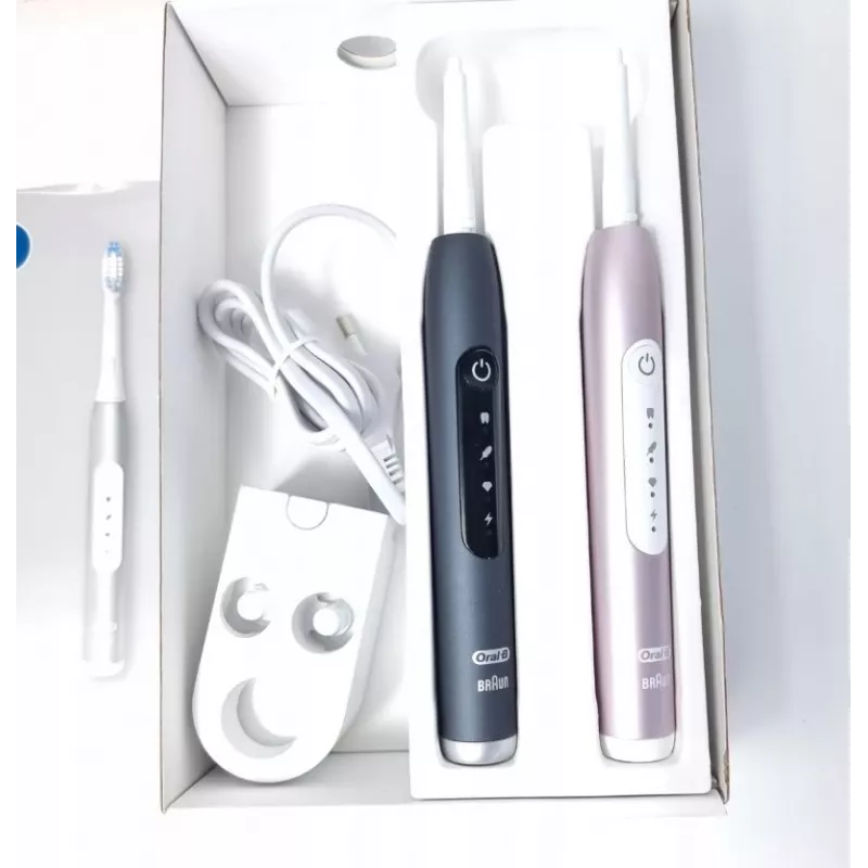 Oral-B Pulsonic SlimLuxe 4900 electric toothbrush twin pack
