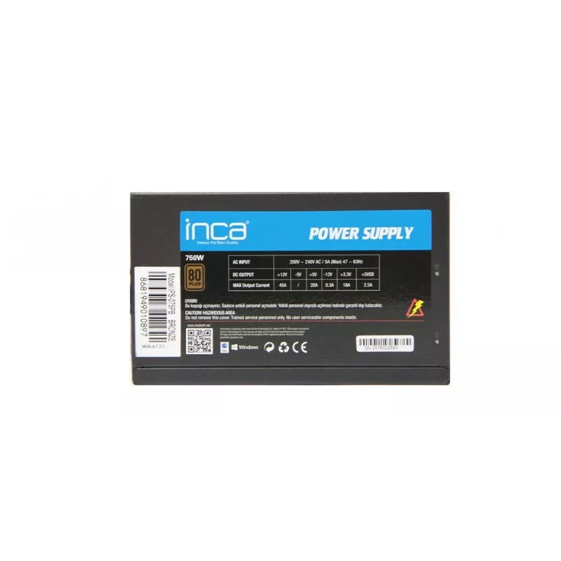 Cian Technology GmbH Cian INCA 80+ BRONZE POWER SUPPLY 80 PLUS 750W