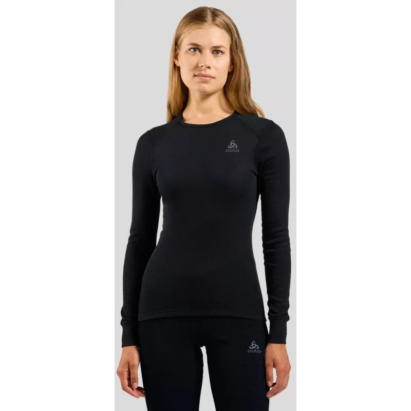 Odlo BL TOP crew neck l/s ACTIVE WARM ECO women's T-shirt, size S, black