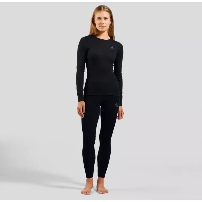 Odlo BL TOP crew neck l/s ACTIVE WARM ECO women's T-shirt, size S, black
