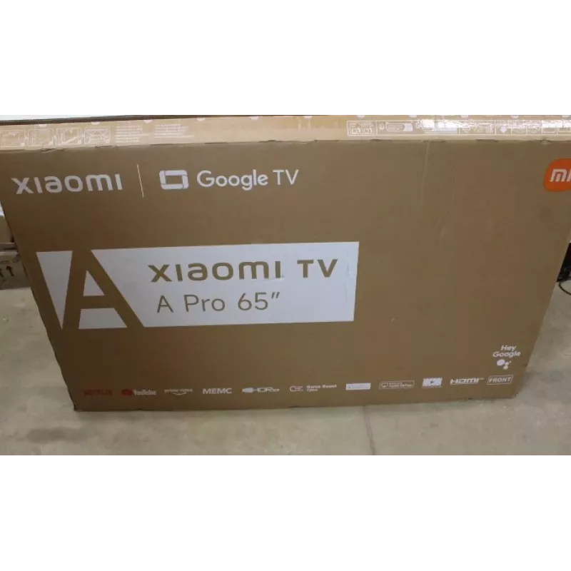 SALE OUT. Xiaomi QLED TV A Pro 2026 65 inch | Xiaomi QLED TV A Pro 2026 | 65 | Smart TV | Google TV | 4K UHD | DAMAGED PACKAGING