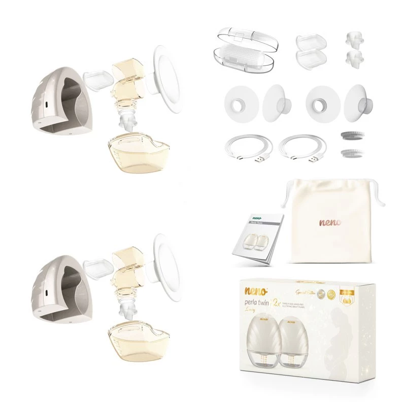 Neno Perla Twin – two three-phase cordless premium electronic breast pumps