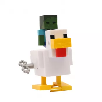 Minecraft S2 3D WIND-UP Toy - Chicken & Jockey