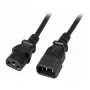 EFB-Elektronik IEC Power Extension Cable C14 180° - C13 180°, black, 0.5 m, 3 x 0,75 mm² Manufacturer: EFB Elektronik (EK503.0,5)