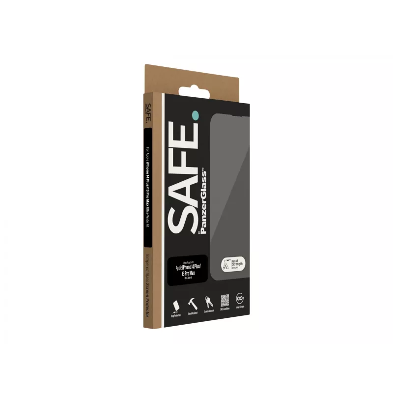 SAFE by PanzerGlass Screen Protector Apple iPhone 14 Plus | 13 Pro Max | Ultra-Wide Fit | PanzerGlass