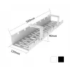 ACTIVEJET desk cable organiser CMP502 Black
