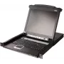 ATEN CL5708MW FR KVM Switch 8-Port 17.3inch LCD SingleRail PS/2-USB VGA