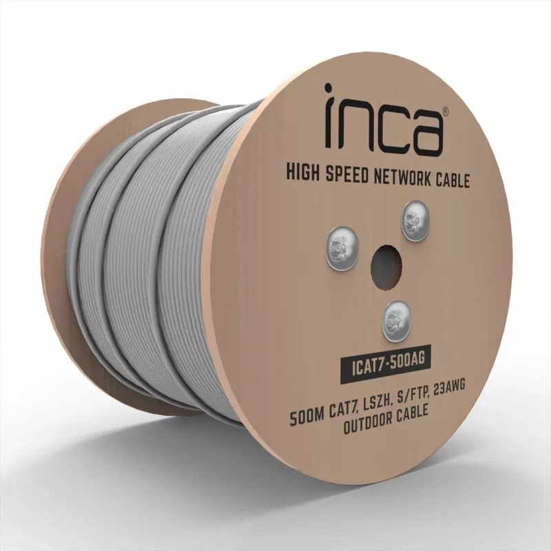 INCA Ethernetkabel ICAT7-500AG S/FTP1 23 AWG CAT7-Cable 500M - Cable - Network