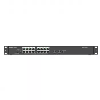 Reyee 16-Port 1000Mbps+ 2 Gigabit SFP Ports 16 of the ports support PoE/PoE+ power - Switch - 1 Gbps