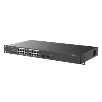 Reyee 16-Port 1000Mbps+ 2 Gigabit SFP Ports 16 of the ports support PoE/PoE+ power - Switch - 1 Gbps