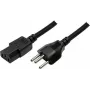 LogiLink - Power Cable - IEC 60320 C13 to IEC 60906-1 (M) - 1.8 m - Black