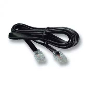EFB-Elektronik Modular Cable black, 2 x RJ10 (4/4) Plug, 1:1, 0,5 m Manufacturer: EFB Elektronik (K2402SW.050)