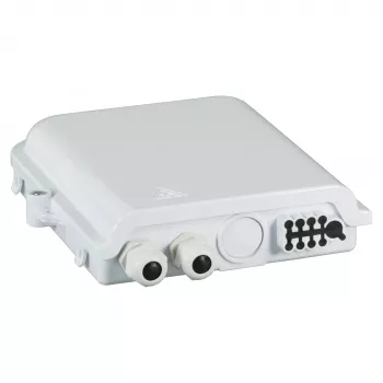 FTTH IP65 Connection Box for 16 Fibres, 8 Couplers and Fibre Slack Storage Manufacturer: EFB-Elektronik (FTTH-BOX-OUT-2)
