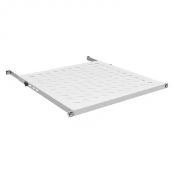 19 inch fixed shelf (0.5U) EFB Elektronik for 19-inch rack, depth 350–450 mm, load 70 kg, for 600 mm cabinet, RAL7035