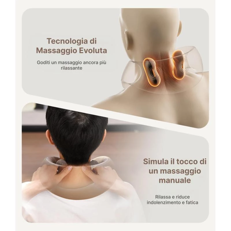 RENPHO R-L001 grey wearable electric neck massager