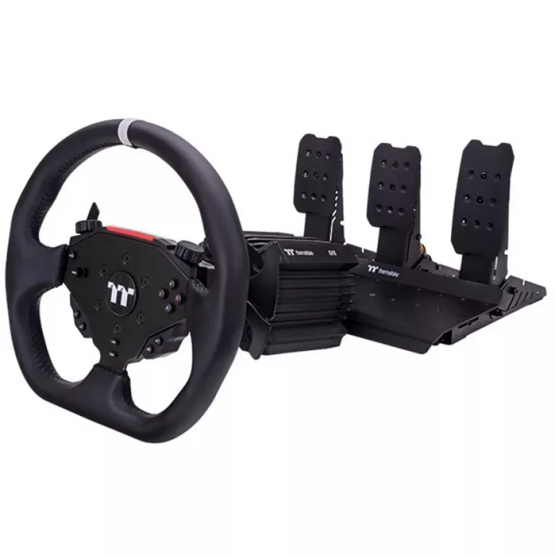 Thermaltake G15 Direct Drive Racing Wheel mit Pedale Bundle schwarz