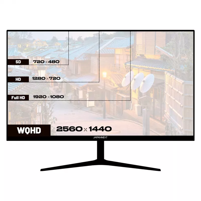 JAPANNEXT JN-IPS27WQHDR-C65W 16 9 HDMI/DP WQHD - Flat Screen (TFT/LCD)