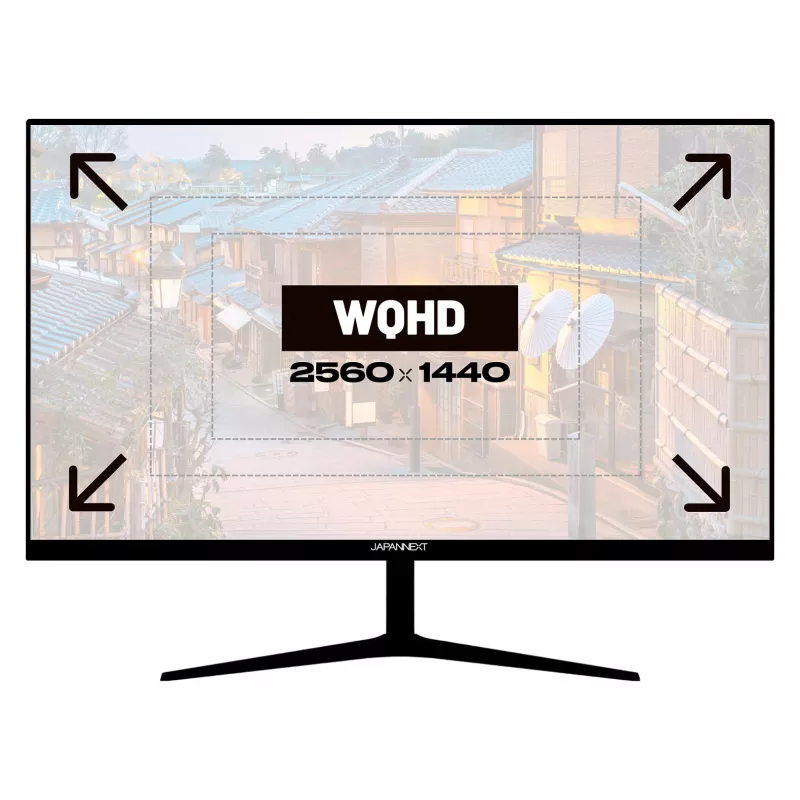 JAPANNEXT JN-IPS27WQHDR-C65W 16 9 HDMI/DP WQHD - Flat Screen (TFT/LCD)