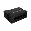 Switch Lanberg DIN-GE4-BT-90W 1XIN 3XOUT 1GB POE Extender Gigabit Ethernet Din Rail BT 90W