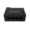 Switch Lanberg DIN-GE4-BT-90W 1XIN 3XOUT 1GB POE Extender Gigabit Ethernet Din Rail BT 90W