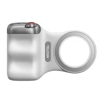 TELESIN Magnetic MagSafe Grip Holder with Bluetooth Remote for iPhone / P5-mp-001wh