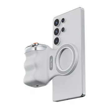 TELESIN Magnetic MagSafe Grip Holder with Bluetooth Remote for iPhone / P5-mp-001wh