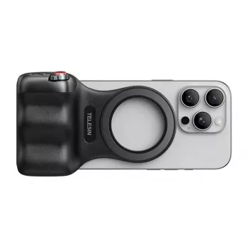 TELESIN Magnetic MagSafe Grip Holder with Bluetooth Remote for iPhone / P5-mp-001bk