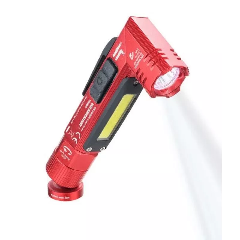 TROIKA Flashlight ECO KNICKLICHT Red (TOR55/RD)