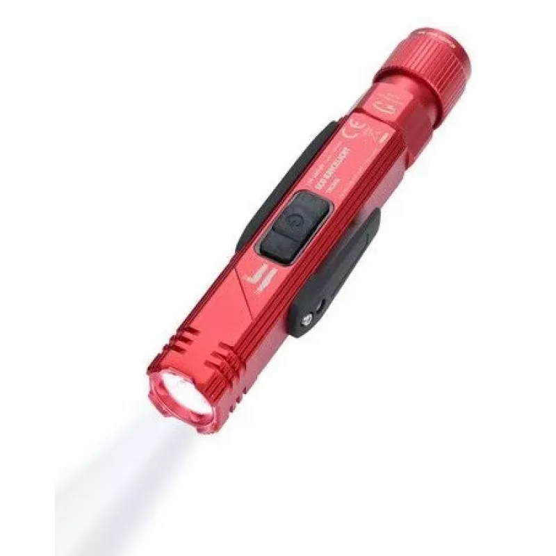 TROIKA Flashlight ECO KNICKLICHT Red (TOR55/RD)