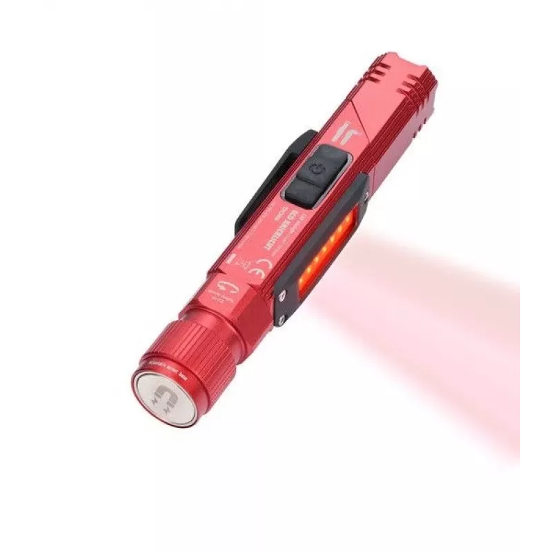 TROIKA Flashlight ECO KNICKLICHT Red (TOR55/RD)