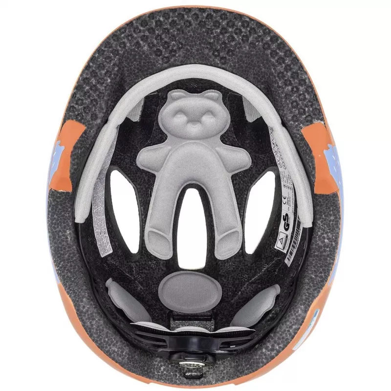Children's bicycle helmet UVEX Oyo Style – size 50–54 cm, color Monster Papaya (matt)