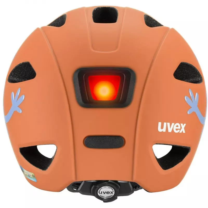 Children's bicycle helmet UVEX Oyo Style – size 50–54 cm, color Monster Papaya (matt)
