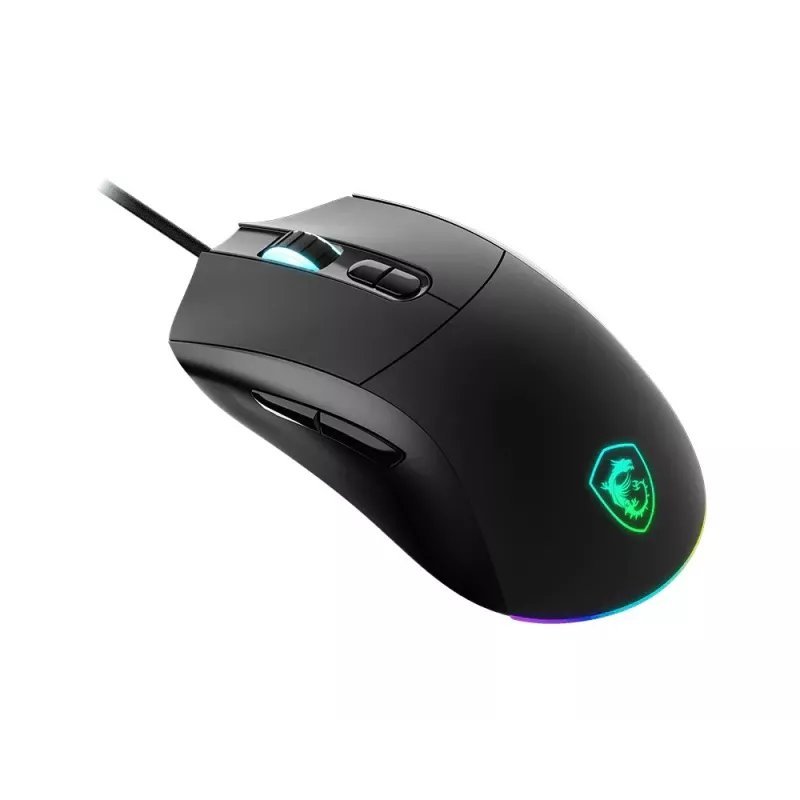 MSI Forge GM320 Gaming Mouse Black USB - Mouse - Optisch