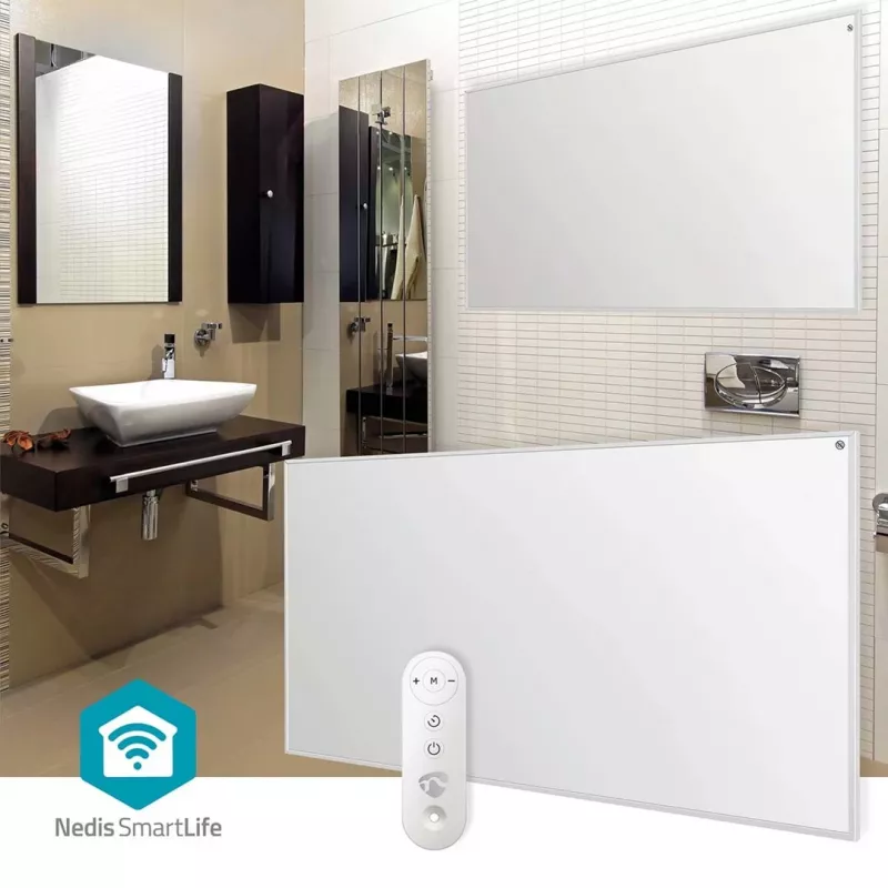 Nedis SmartLife HTIP700WTW infrared heating panel, 700 W, white
