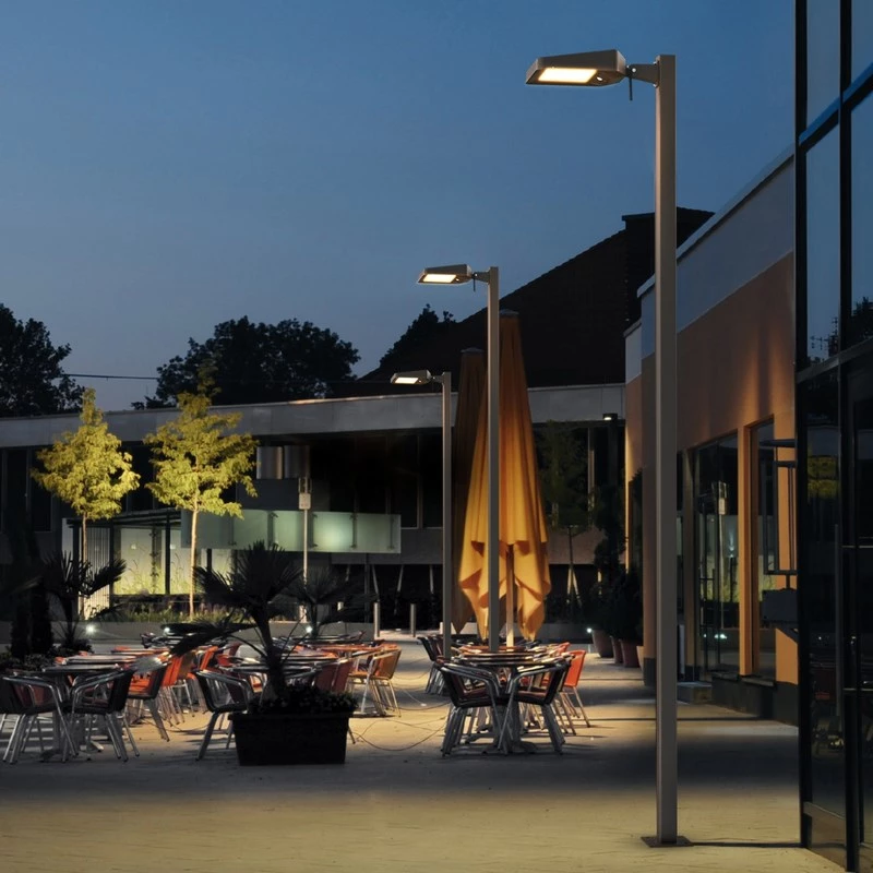 Glovii Standalone Solar-Powered LED Street Lamp with App Control, PIR Sensor and High Luminous Flux