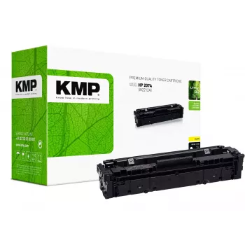 KMP Toner HP 207A yellow 1250 Pages remanufactured (2558,0009)
