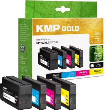 KMP GOLD Cartridge HP 963XL (3YP35AE) Multipack C/M/Y/B remanufactured