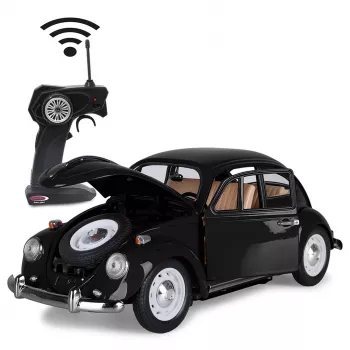Jamara VW Beetle RC Diecast 1:18 black 27 MHz - Remote-Controlled Electric RC Car