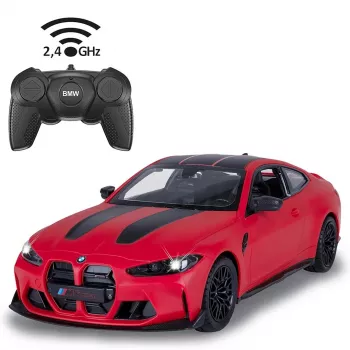 Jamara BMW M4 CSL 1:16 RC Model Car Red 2,4 GHz Electric to 11 km/h
