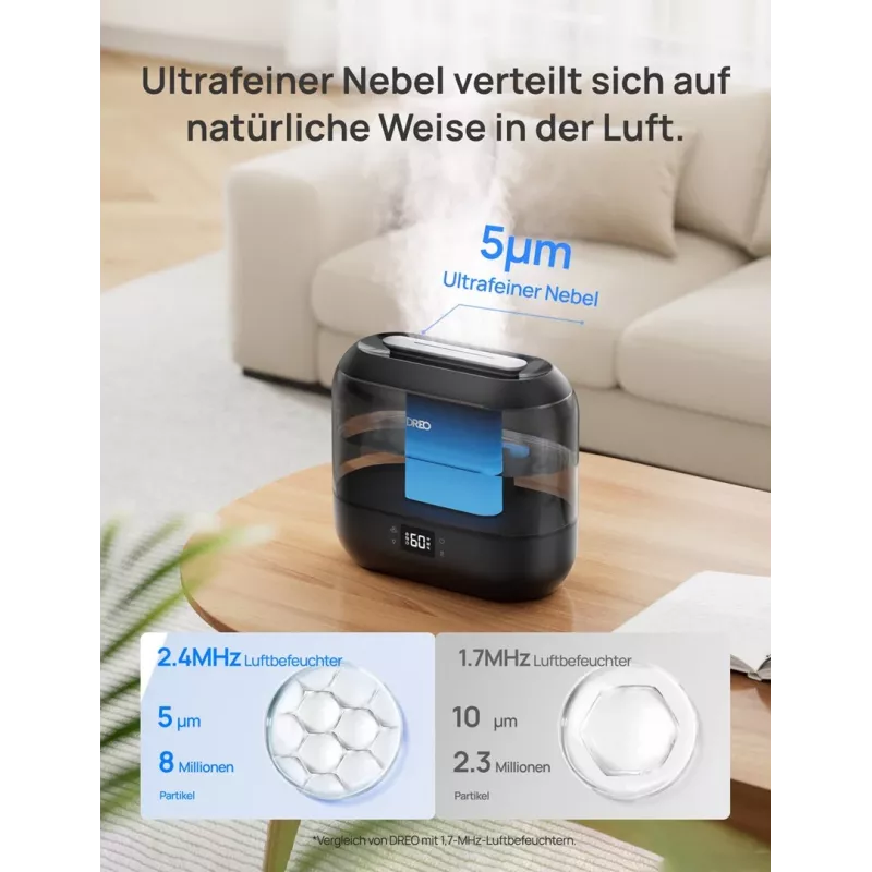 Dreo - Humidifier 420S 4L, 36h, 420 - Smart