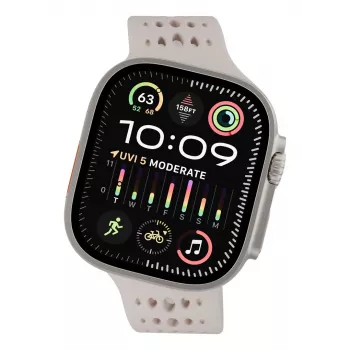 Decoded Silicone Ares O Band - Silicone Band for Apple Watch 44/46/49 mm (clay)