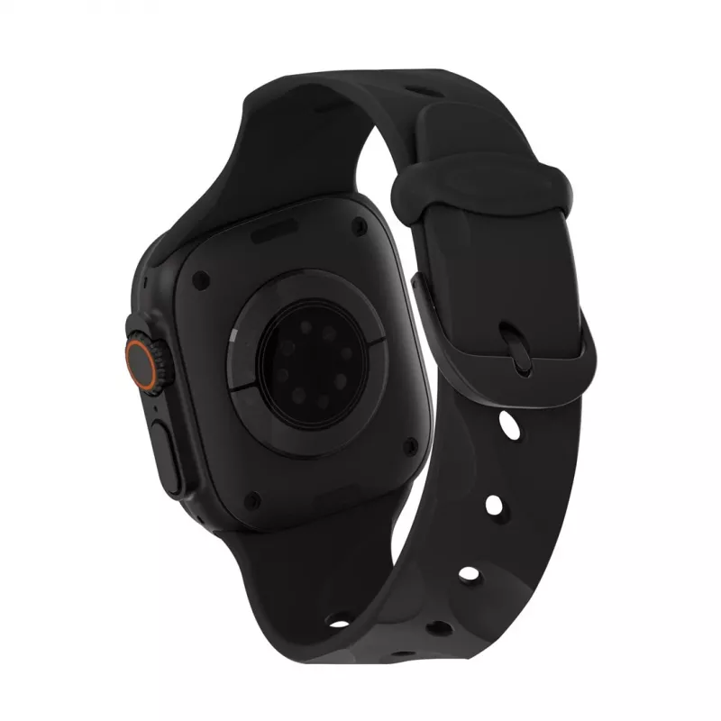 Decoded Silicone Ares Splice Band - Silicone Band for Apple Watch 40/42 mm (black)