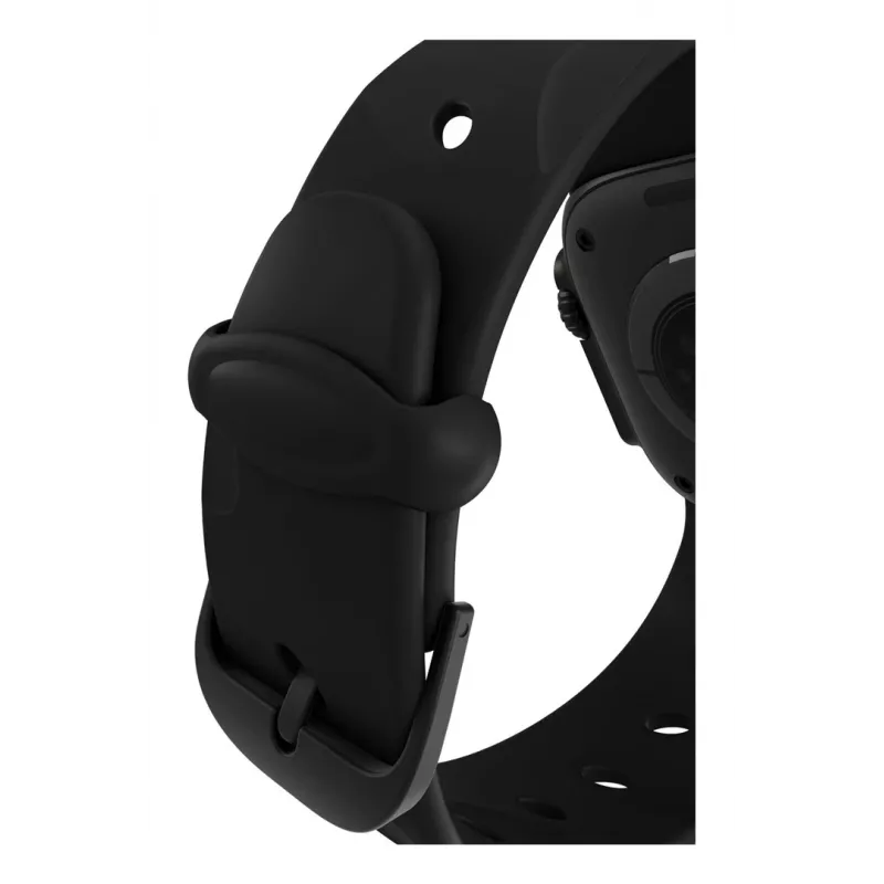 Decoded Silicone Ares Splice Band - Silicone Band for Apple Watch 40/42 mm (black)