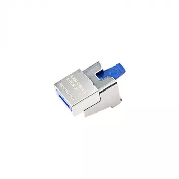 SmartKeeper NC13PKDB 5 x LAN Cable Locks 2 with 1 x Lock Key Basic Dark Blue SLSART-0310 SLSART0310 (SLSART-0310)