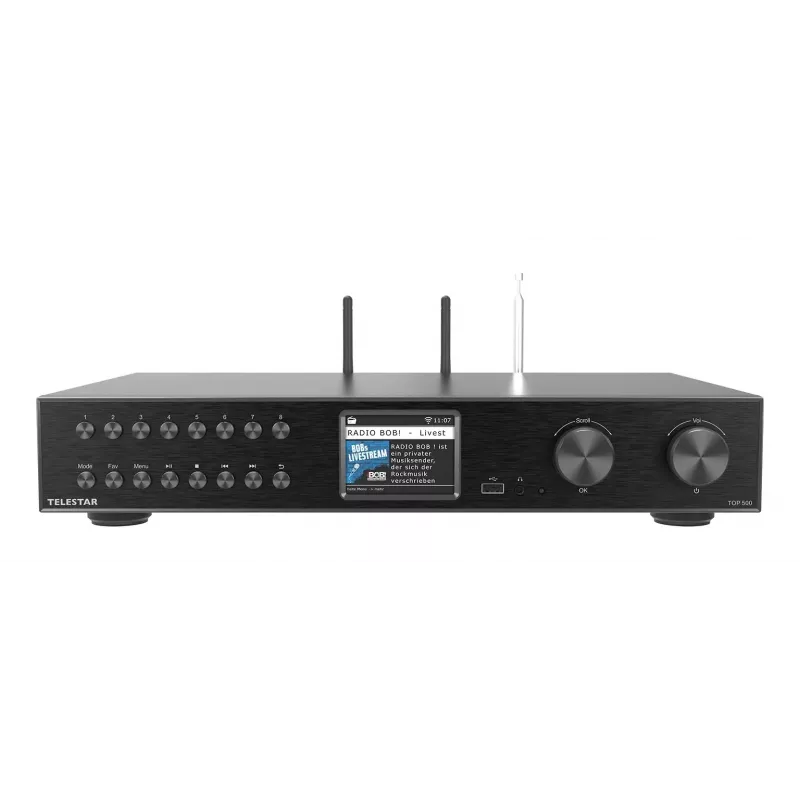 Telestar TOP 500 Black Multifunktionsradios HiFi-Baustein (5700500)
