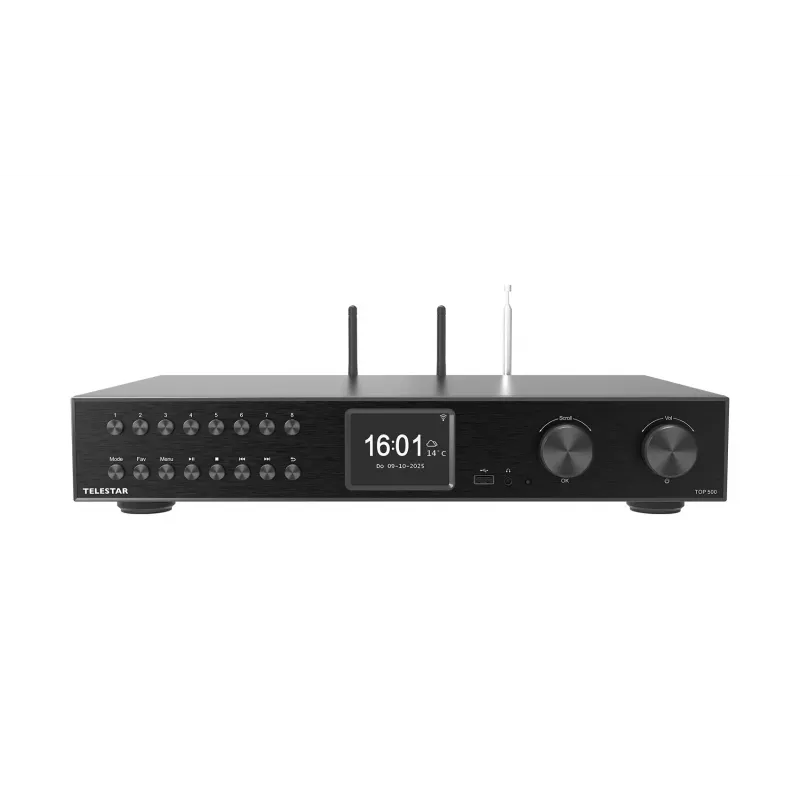 Telestar TOP 500 Black Multifunktionsradios HiFi-Baustein (5700500)