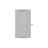 Rack cabinet wall-mounted 19 inches 12U 540x350 grey glass door (flat pack)