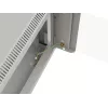Rack cabinet wall-mounted 19 inches 12U 540x350 grey glass door (flat pack)